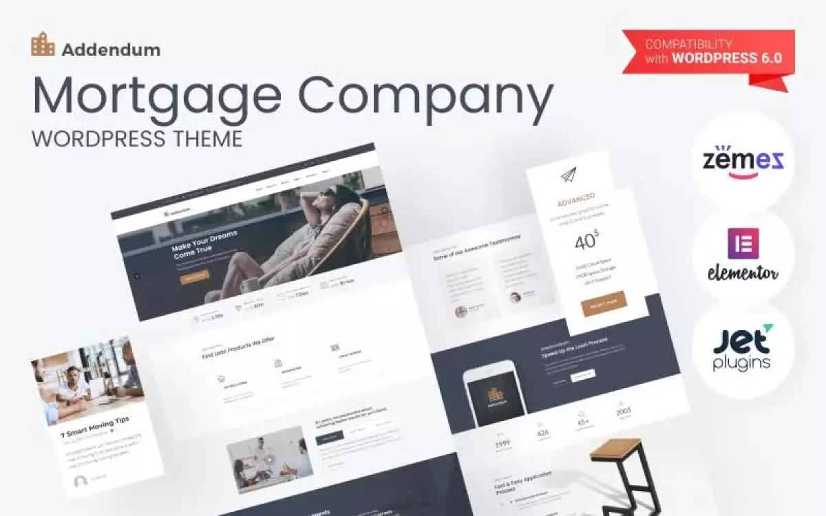 Addendum - Mortgage Company WordPress Theme