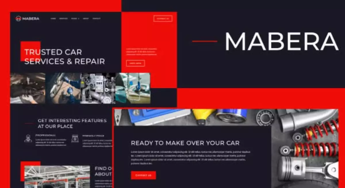 Mabera - Car Service & Repair Elementor Template