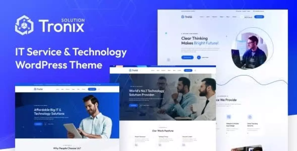 Tronix - IT Service And Technology WordPress Theme