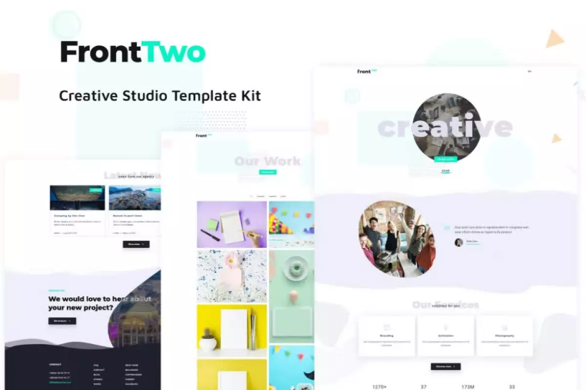 FrontTwo - Creative Studio Template