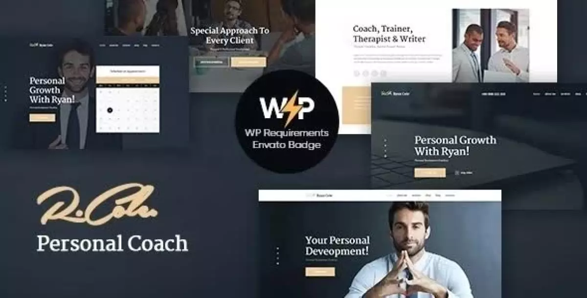 R.Cole | Life & Business Coaching WordPress Theme