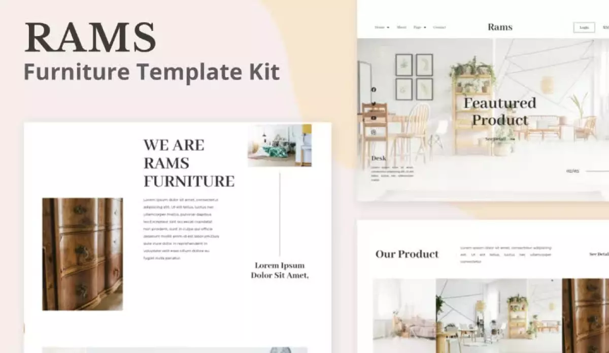 Rams - Furniture eCommerce Elementor Template