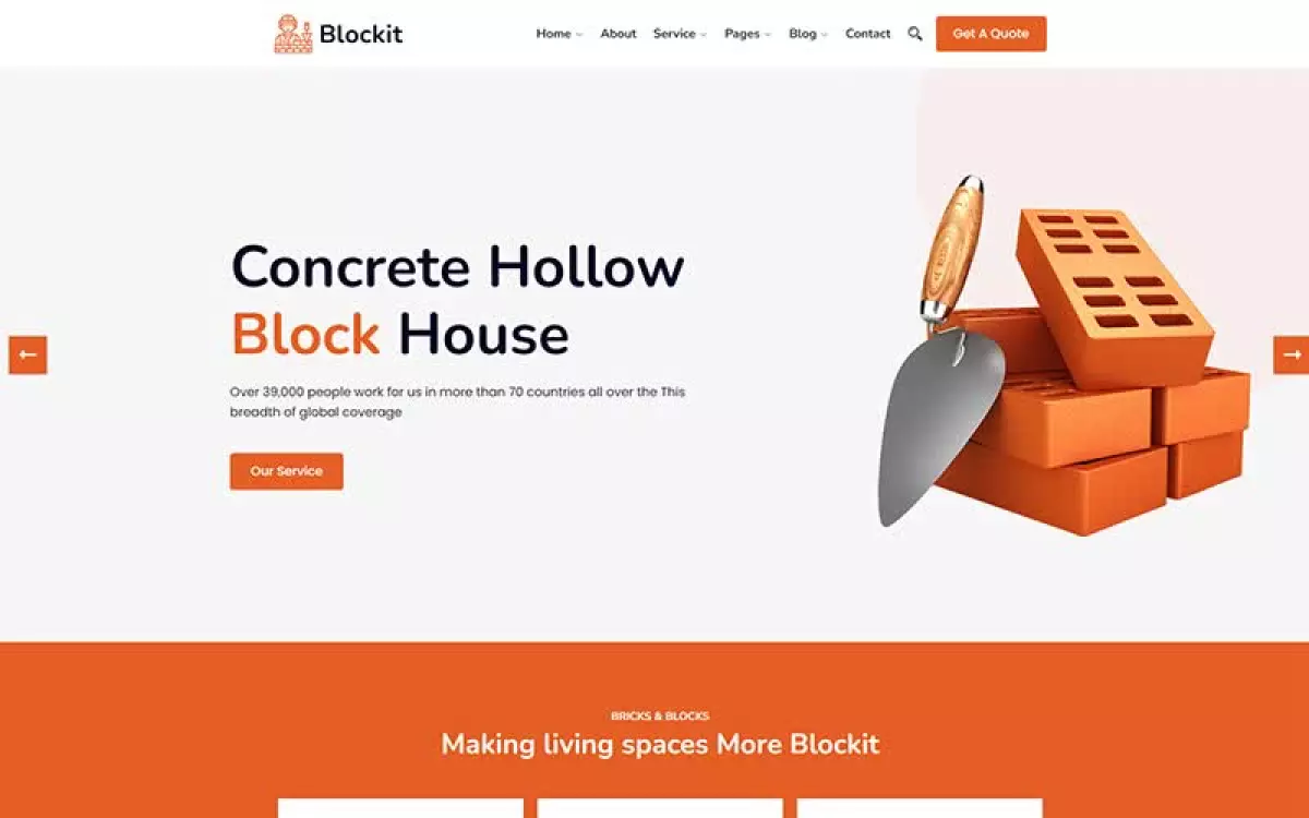 Blockit - Block It Design WordPress Theme