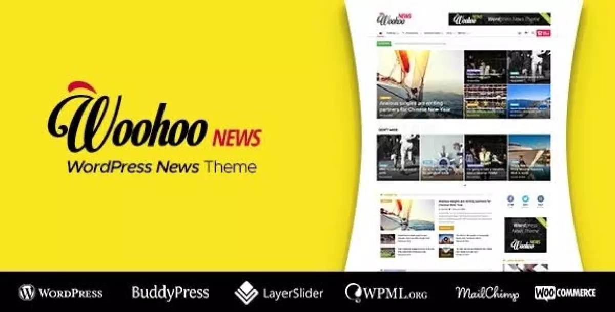 WooHoo - Newspaper Magazine News BuddyPress AMP