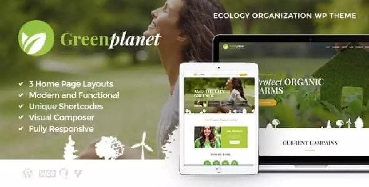 Green Planet | Environmental Non-Profit Organization WordPress Theme