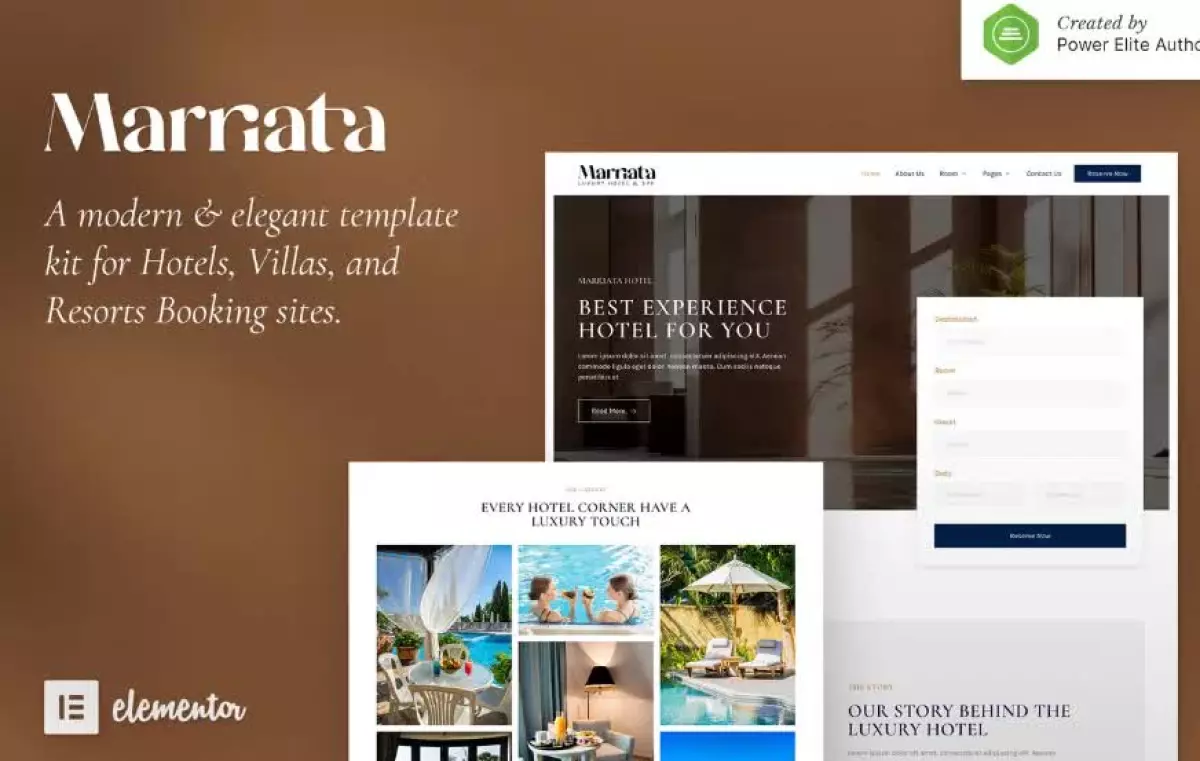 Marriata – Hotel & Resort Elementor Template