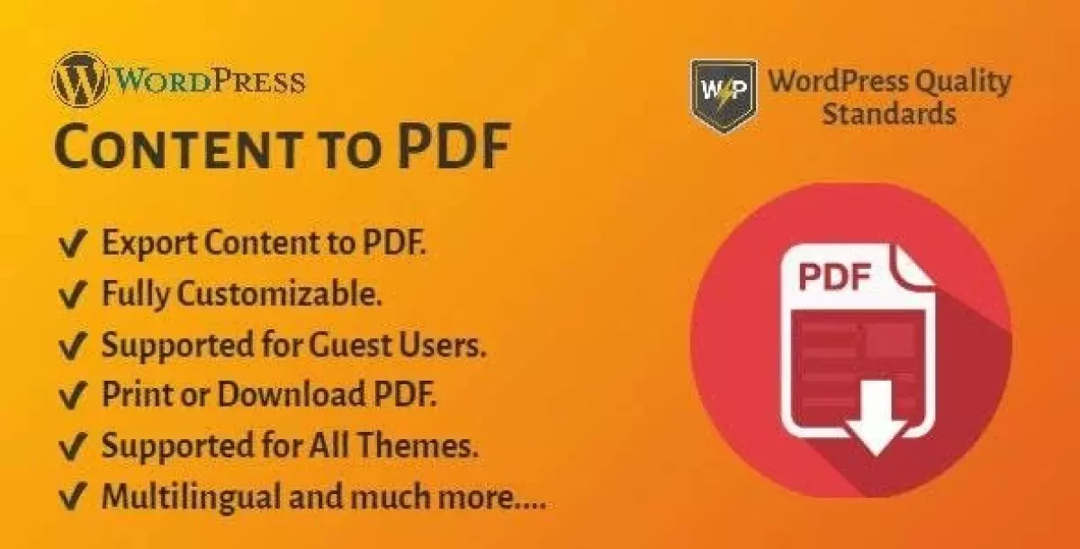 [WISH] WordPress Content to PDF | Blog to