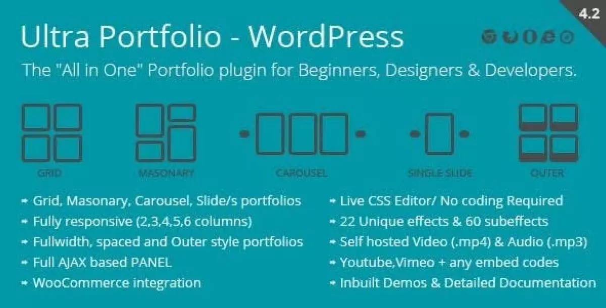 Ultra Portfolio - WordPress  6.6