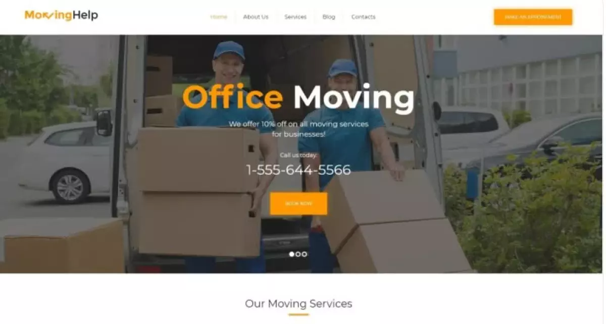 Moving Help - Logistic & Transportation WordPress Theme