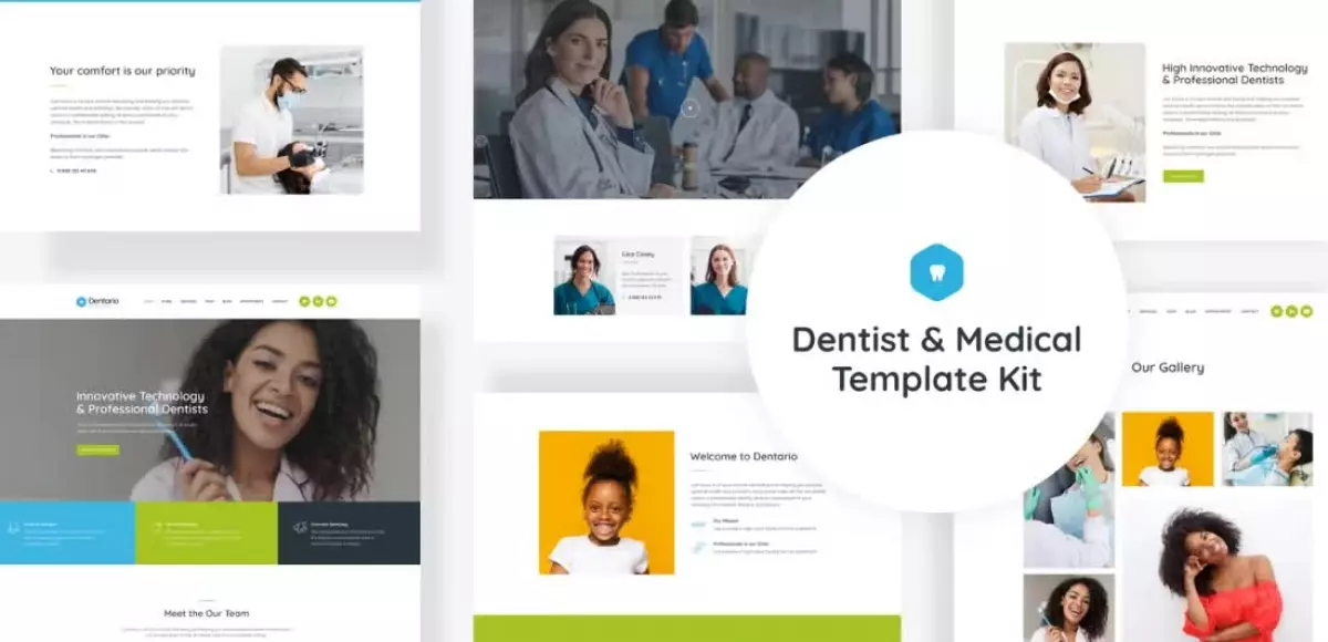 Dentario - Dentist & Medical Elementor Template