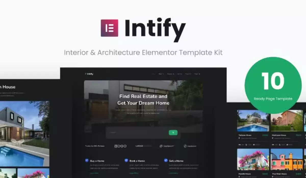 Intify - Real Estate Elementor Template