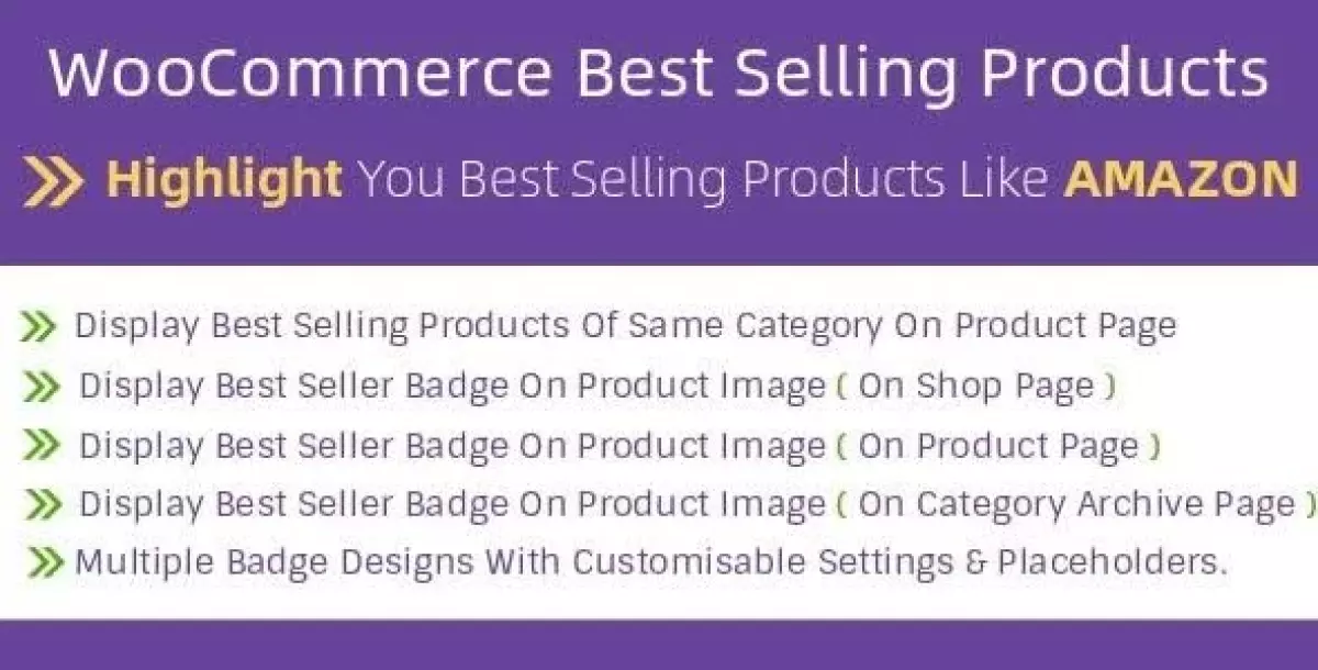 [WISH] WooCommerce Best Selling