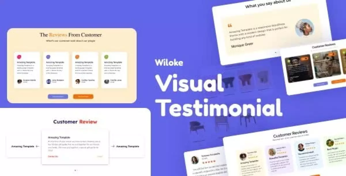 [WISH] Wiloke Elementor Visual Testimonial