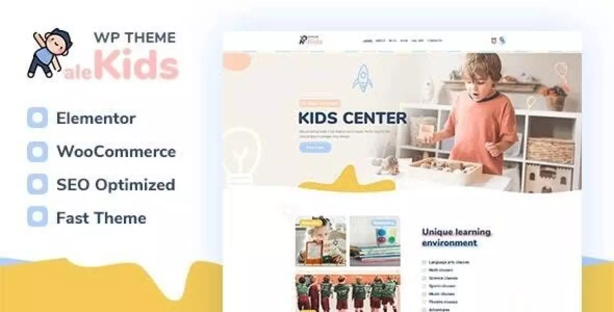 [WISH] AleKids | Kindergarten &amp; Preschool WordPress