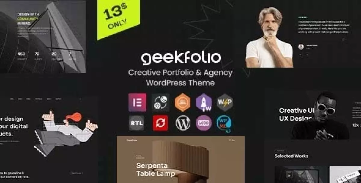 [WISH] Geekfolio - Elementor Creative Portfolio &amp; Agency WordPress