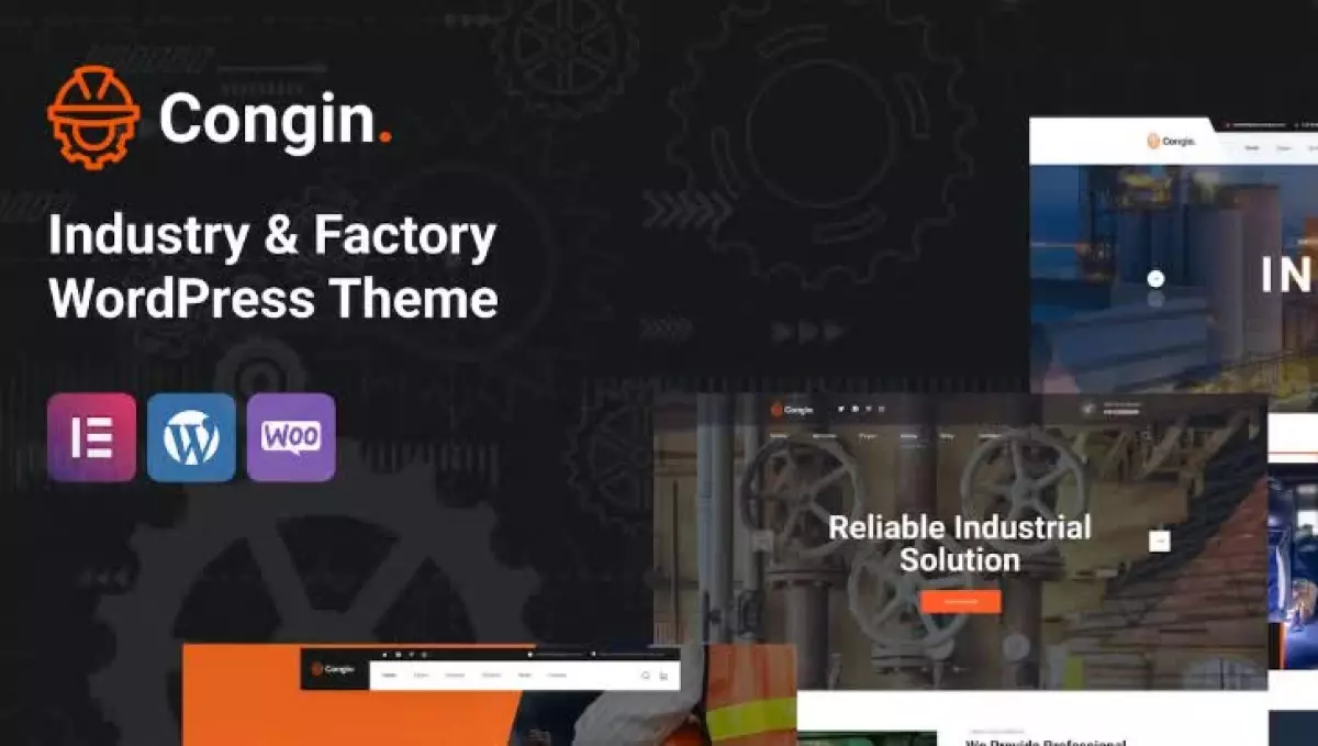 Congin - Industry & Factory WordPress Theme