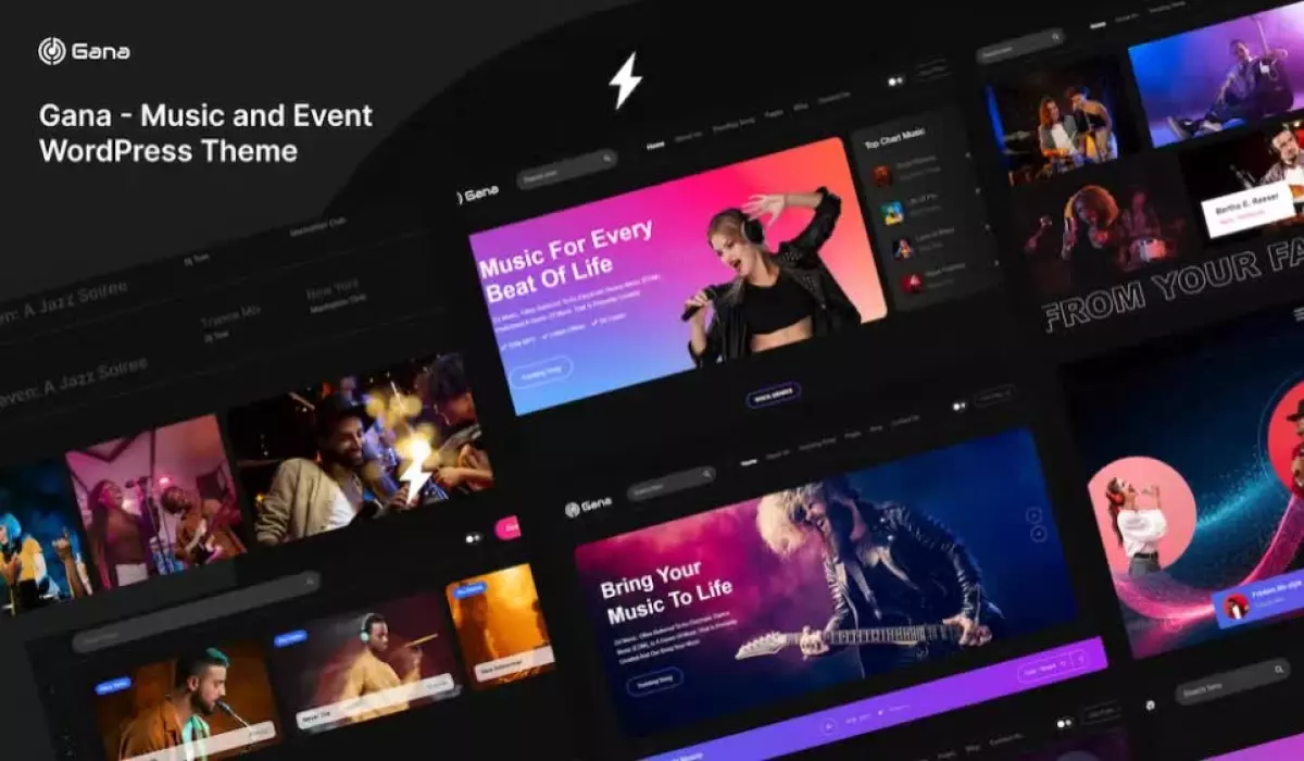 Gana - Music and Event WordPress Theme