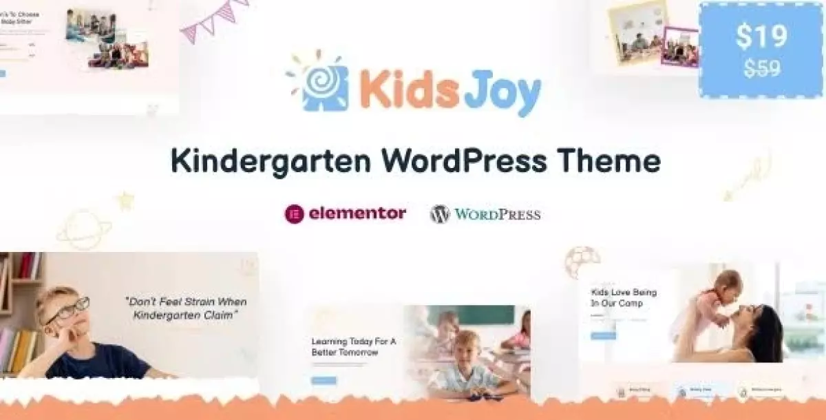 KidsJoy - Kids Kindergarten & Preschool WordPress Theme