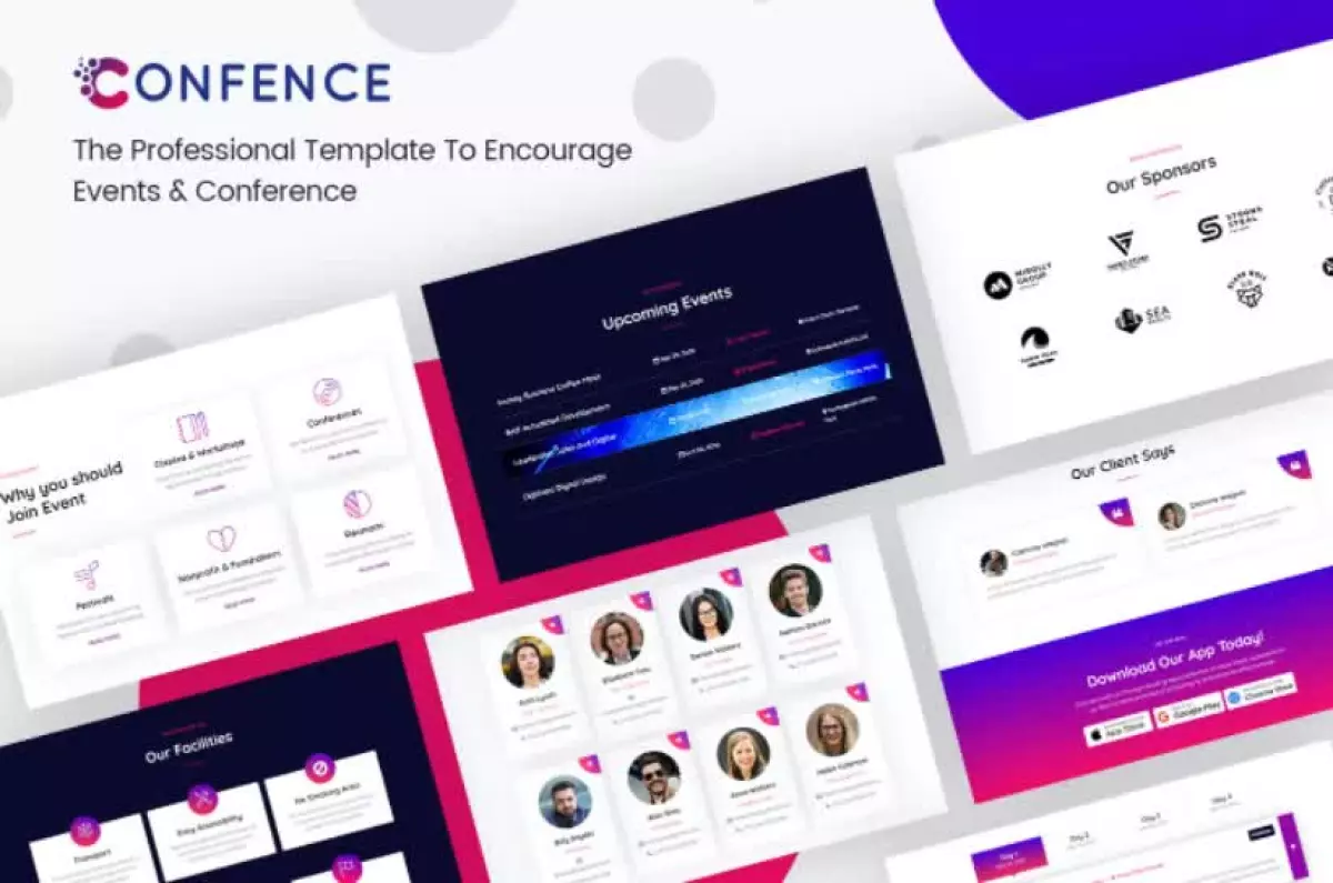 Confence - Event & Conference Elementor Template