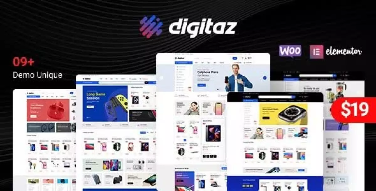 Digitaz - Electronics Elementor WooCommerce Theme