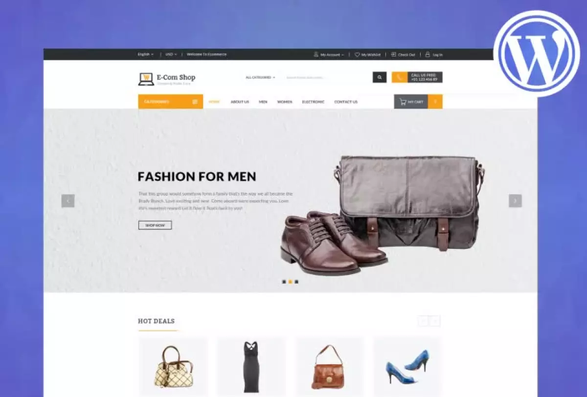 eCom - Responsive WooCommerce WordPress Theme