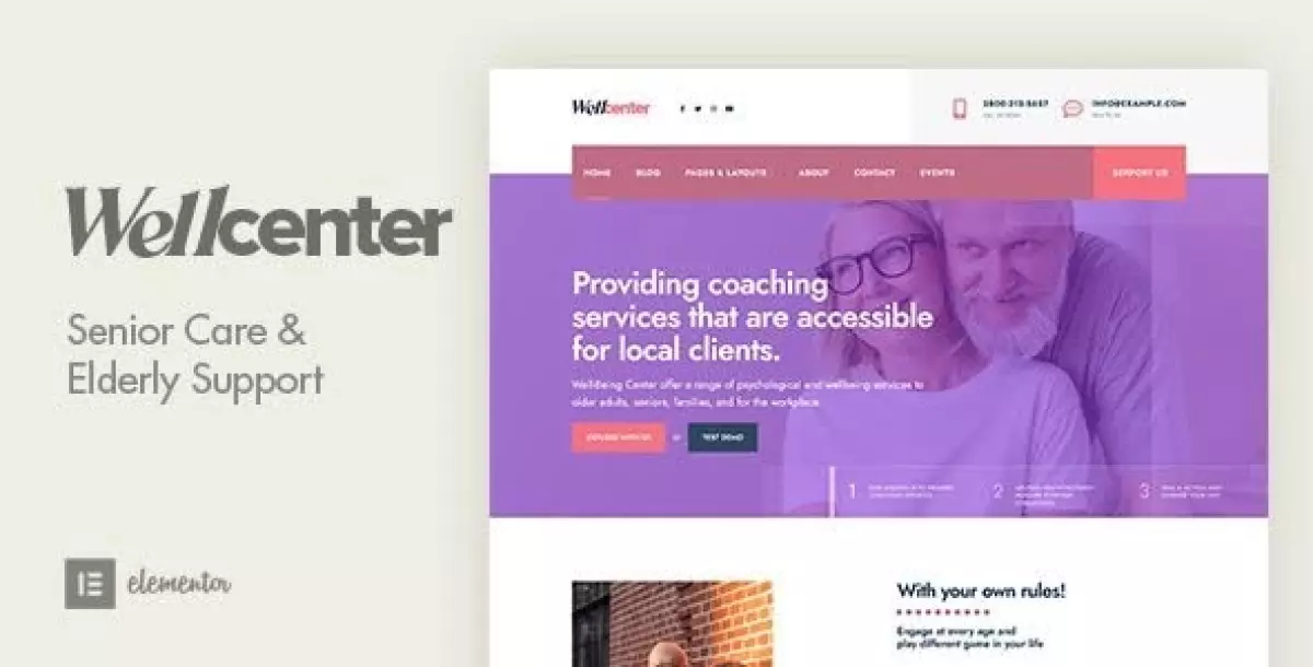 [WISH] Wellcenter - Senior Care &amp; Support WordPress