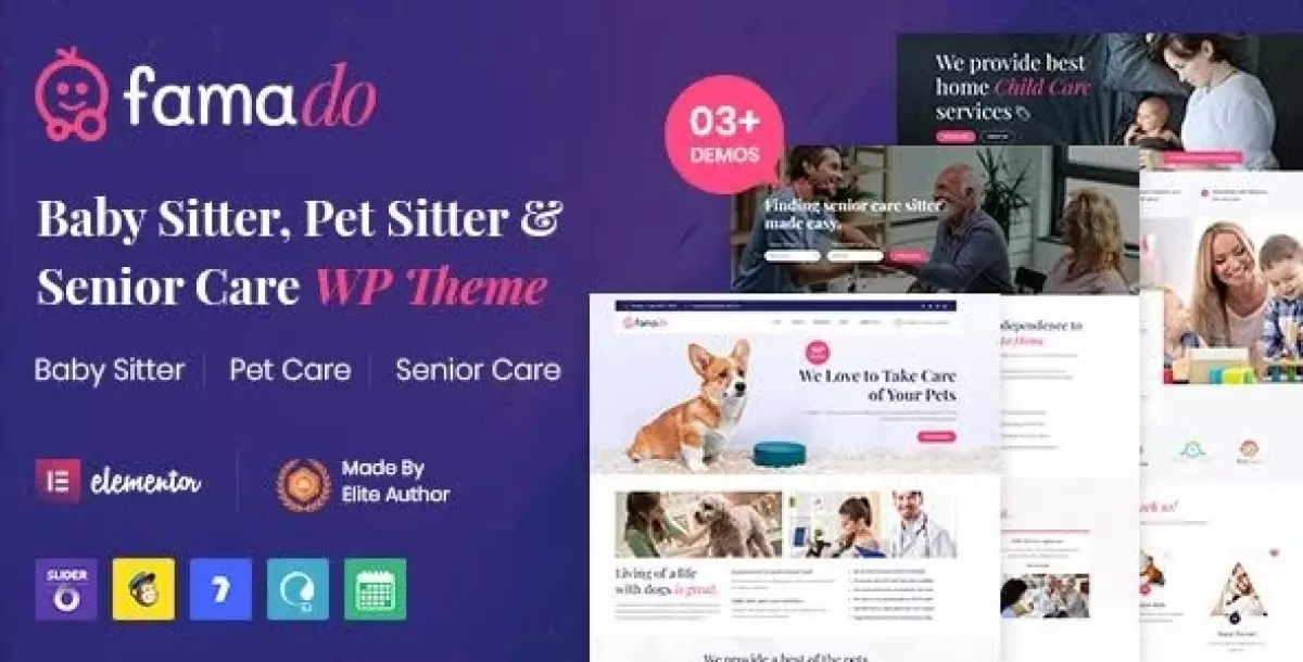 [WISH] Famado - Baby &amp; Pet Sitter Services WordPress