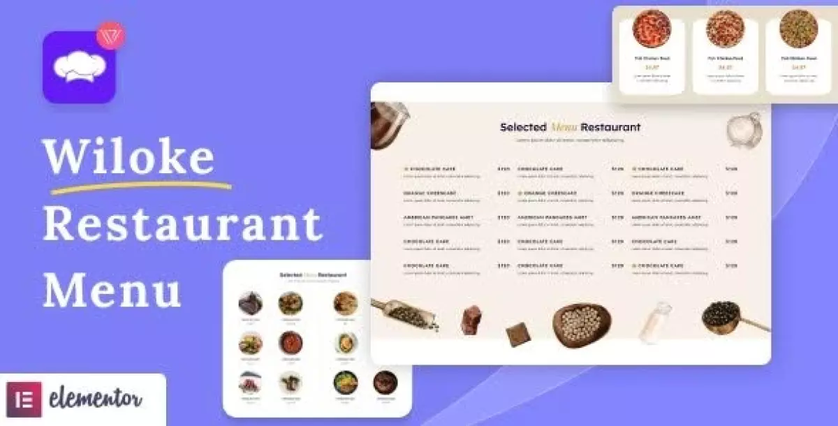 [WISH] Wiloke Restaurant Menu for