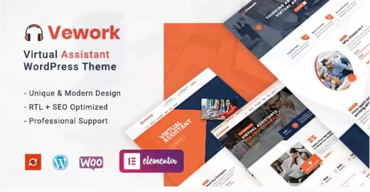 Vework - Virtual Assistant WordPress Theme