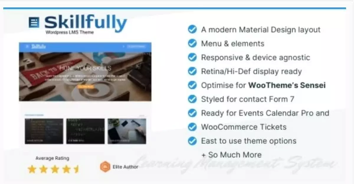 Skillfully - A Learning Management System (LMS) Theme