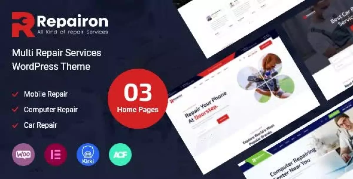 [WISH] Repairon | Multi Repair Services WordPress Theme +