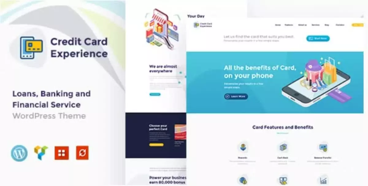 [WISH] Credit Card Experience | Loan Company and Online Banking WordPress