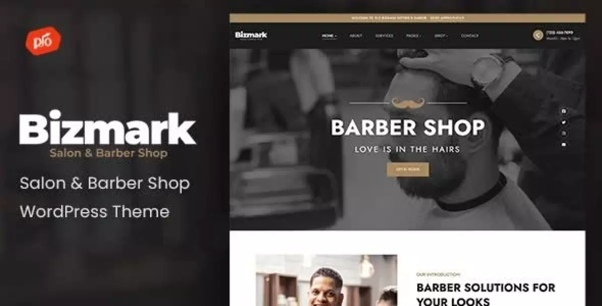 [WISH] Bizmark - Salon &amp; Barber Shop WordPress