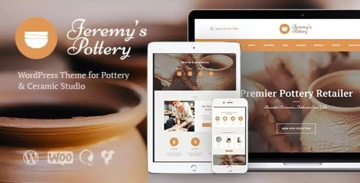 Pottery and Ceramics Handmade WordPress Theme