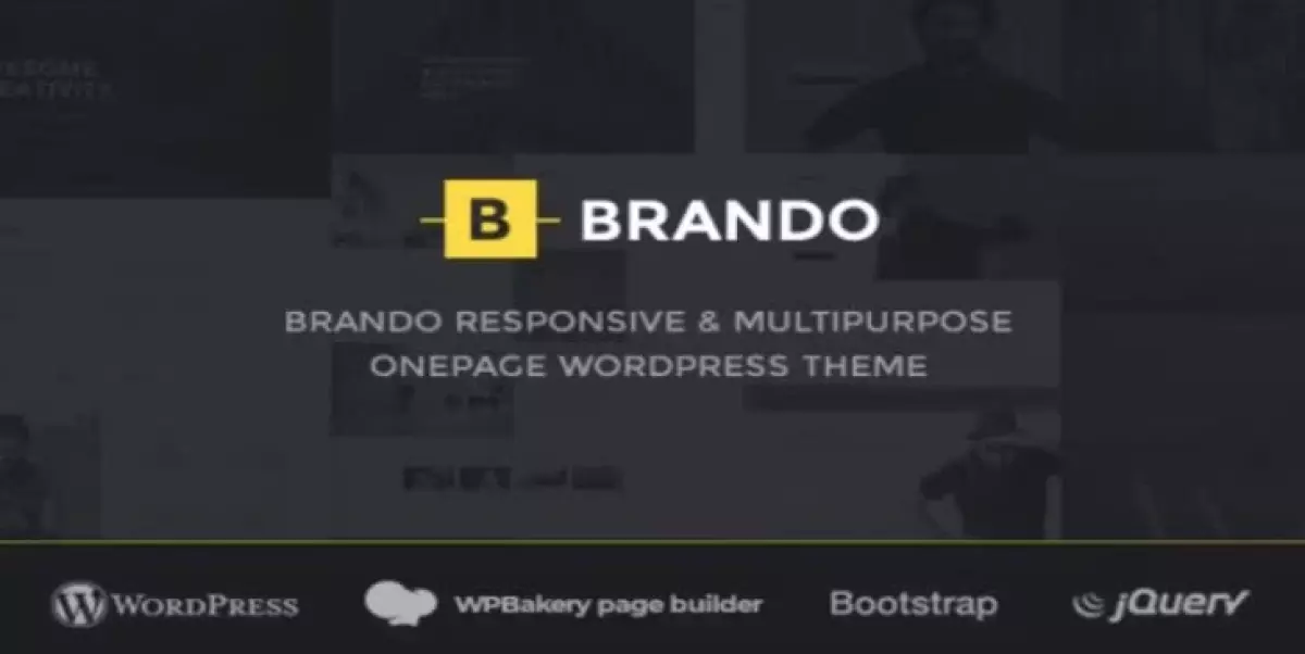 Brando Responsive and Multipurpose OnePage WordPress Theme