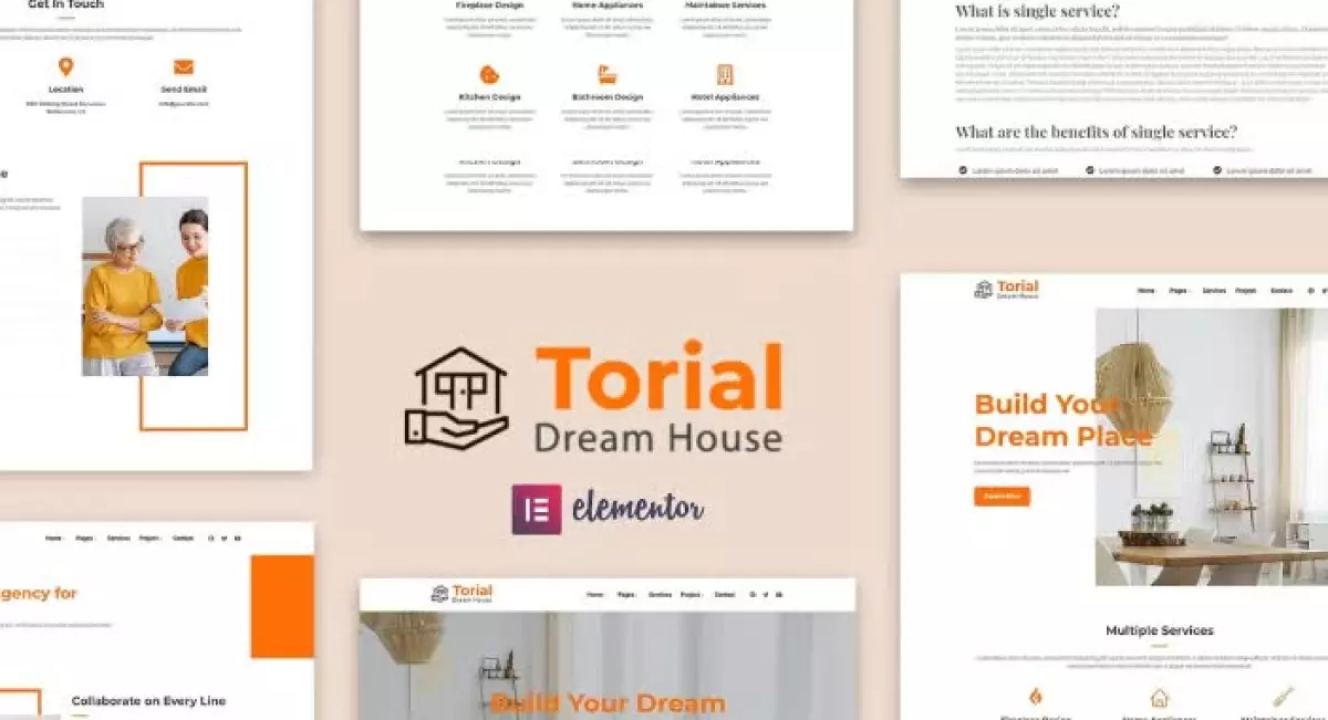 Torial - Interior Design Elementor Template