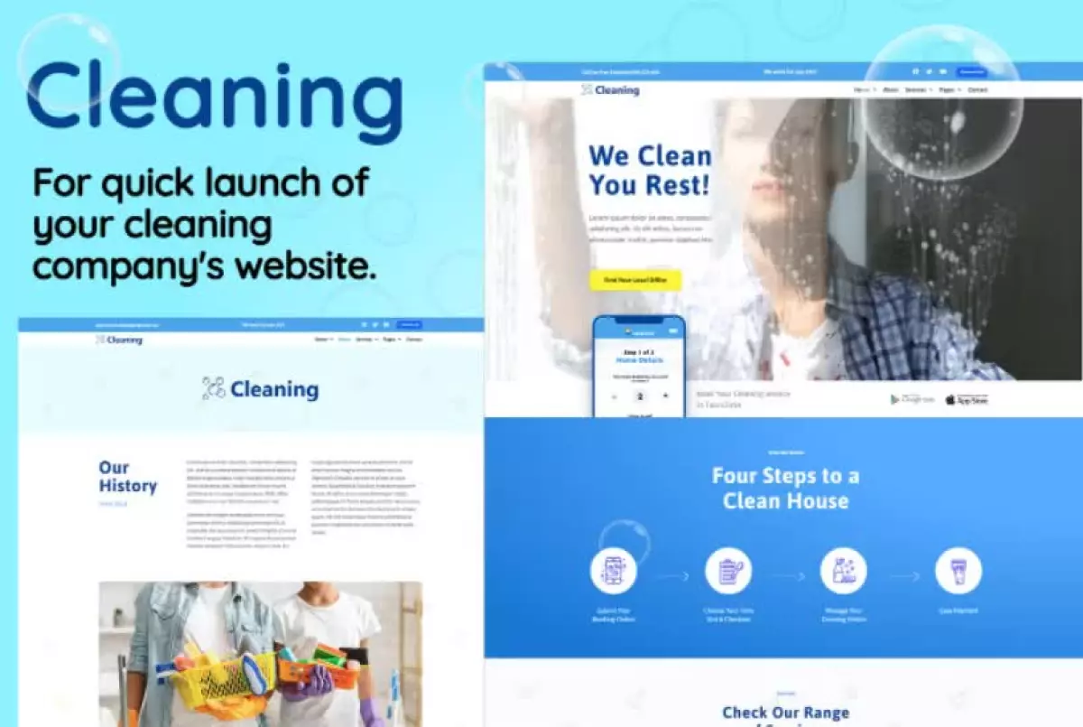 Cleaning - Small Business Template