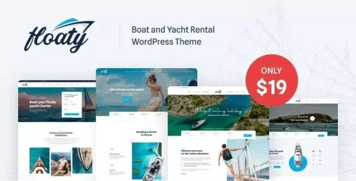 Floaty - Boat & Yacht Rental WordPress Theme