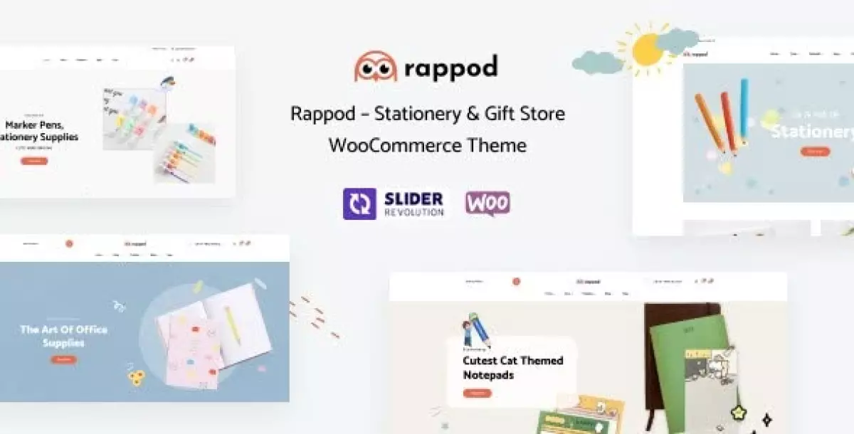 [WISH] Rappod – Stationery &amp; Gift Store WooCommerce