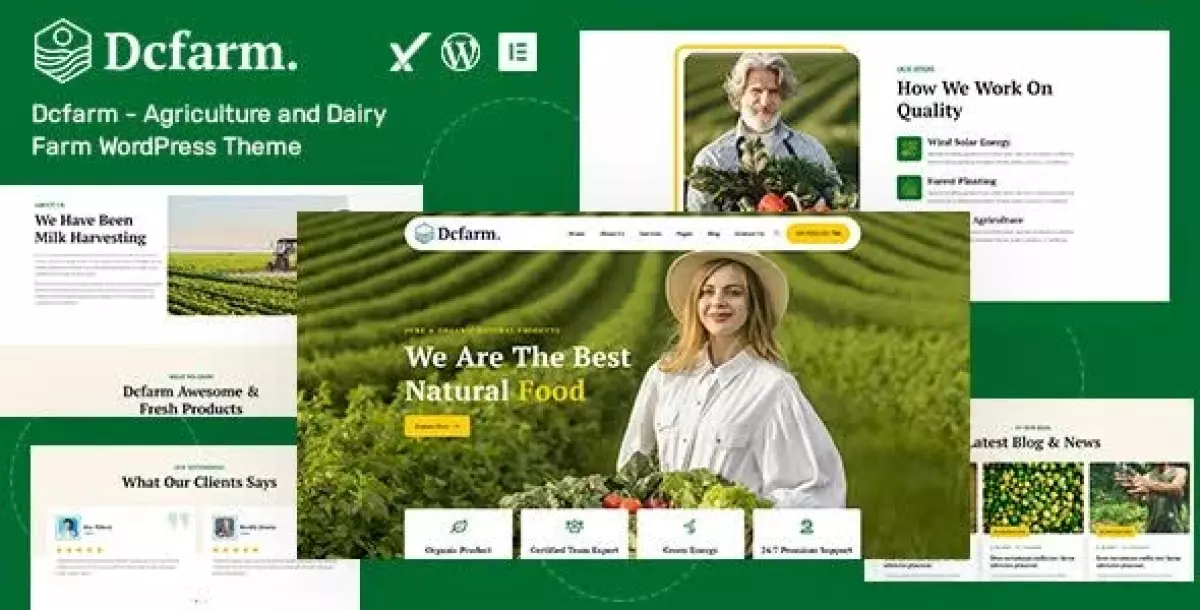 [WISH] Dcfarm – Agriculture and Dairy Farm WordPress