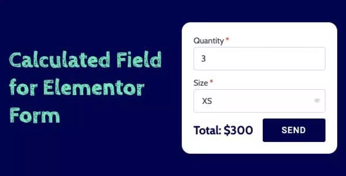 [WISH] Calculated Field for Elementor