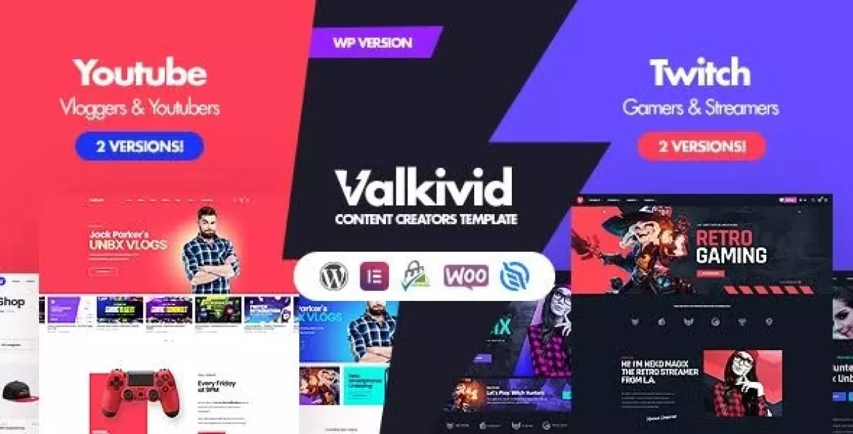 [WISH] Valkivid - Content Creators WordPress