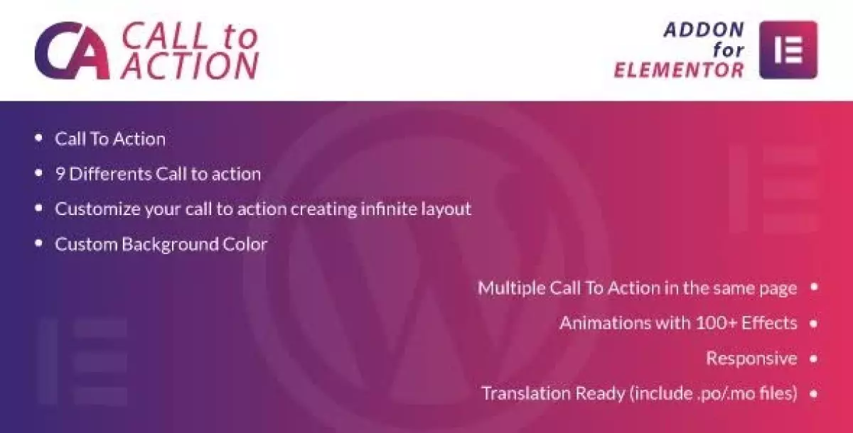 [WISH] Call To Action for Elementor WordPress