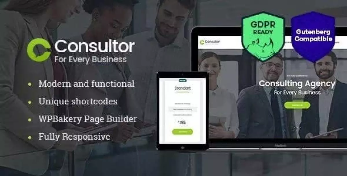 Consultor | A Business Financial Advisor WordPress Theme