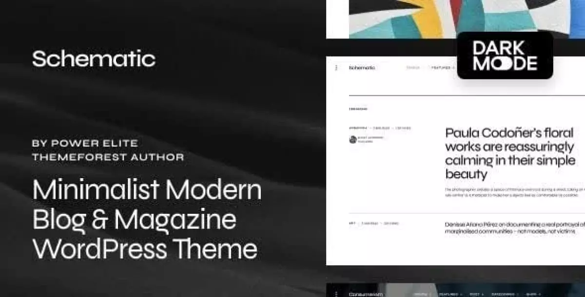 [WISH] Schematic - Minimalist Blog &amp; Magazine WordPress