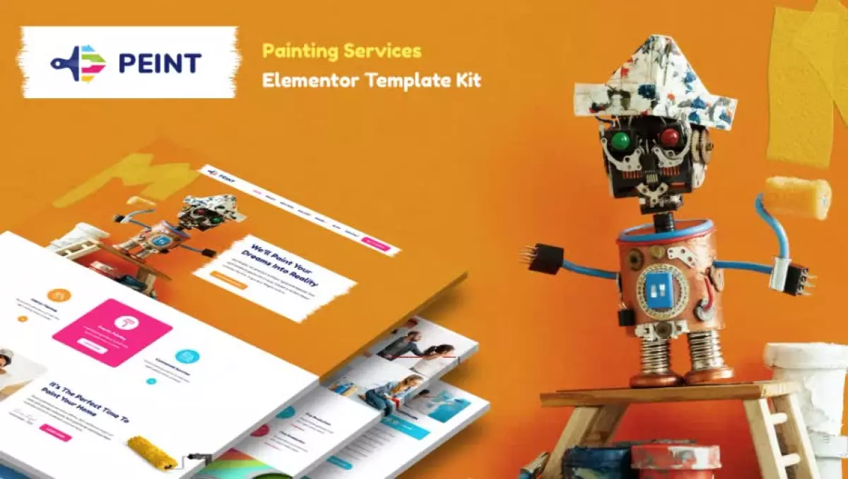 Peint – Painting Services Elementor Template