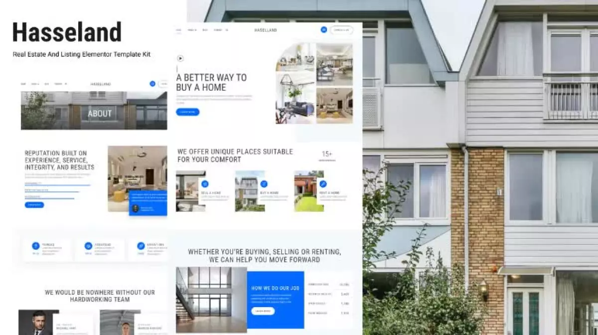 Hasseland - Real Estate Listing Elementor Template