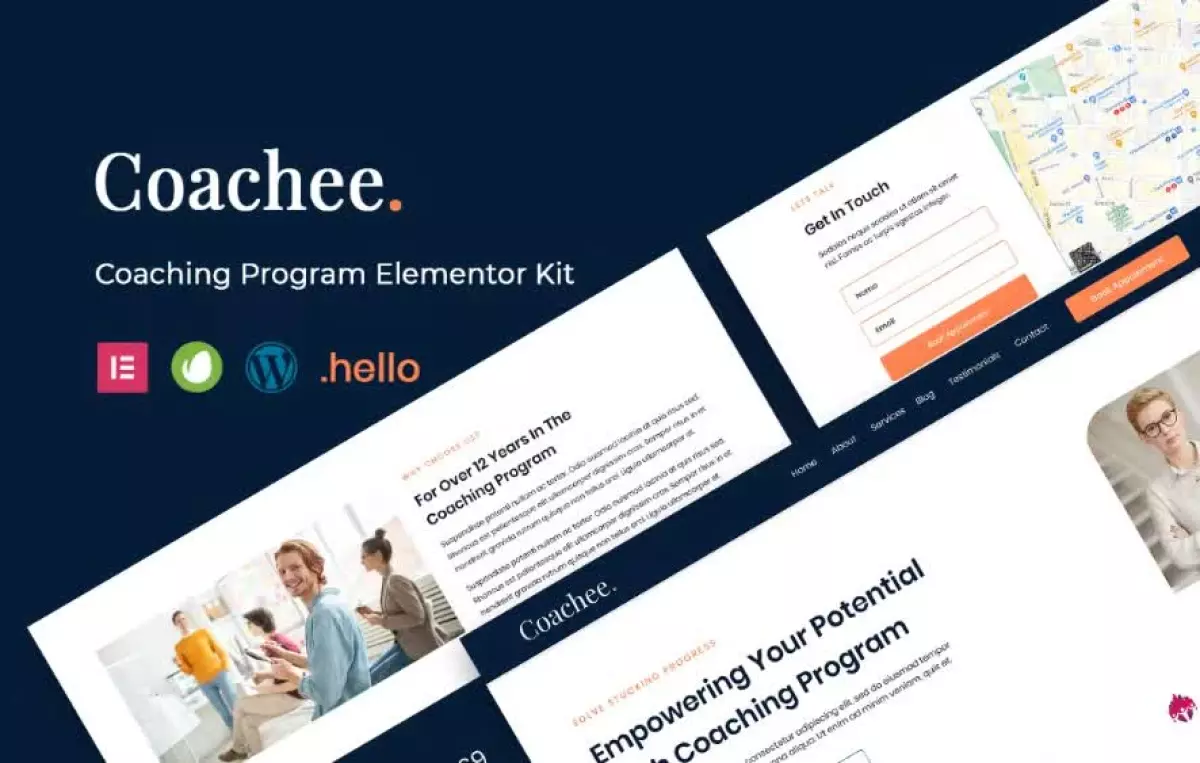 Coachee - Coaching Program Elementor Template