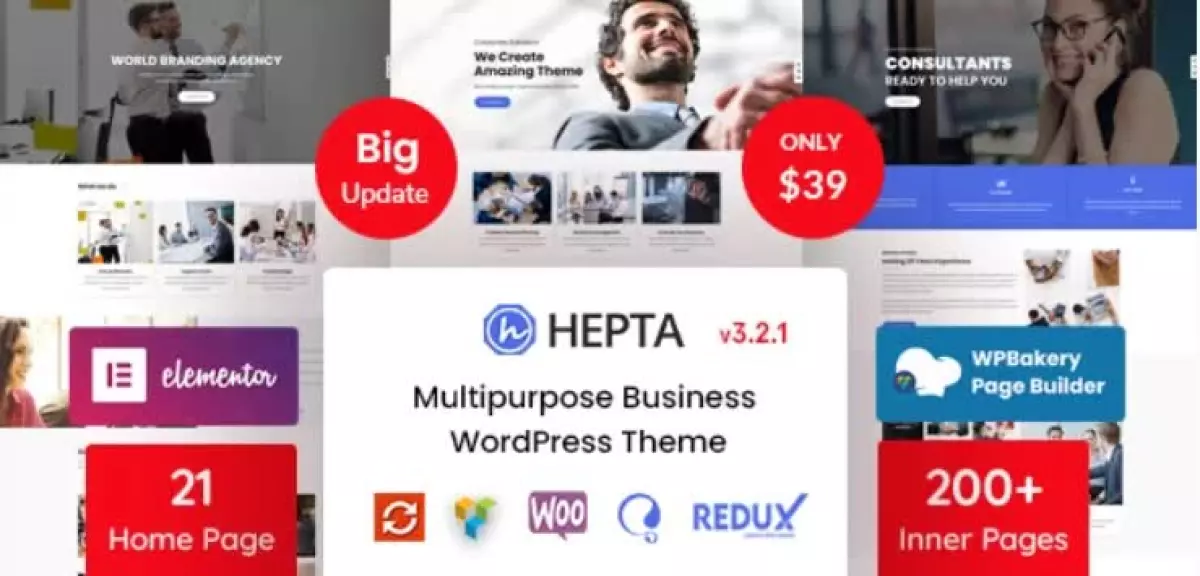 Hepta - Multipurpose Business Theme