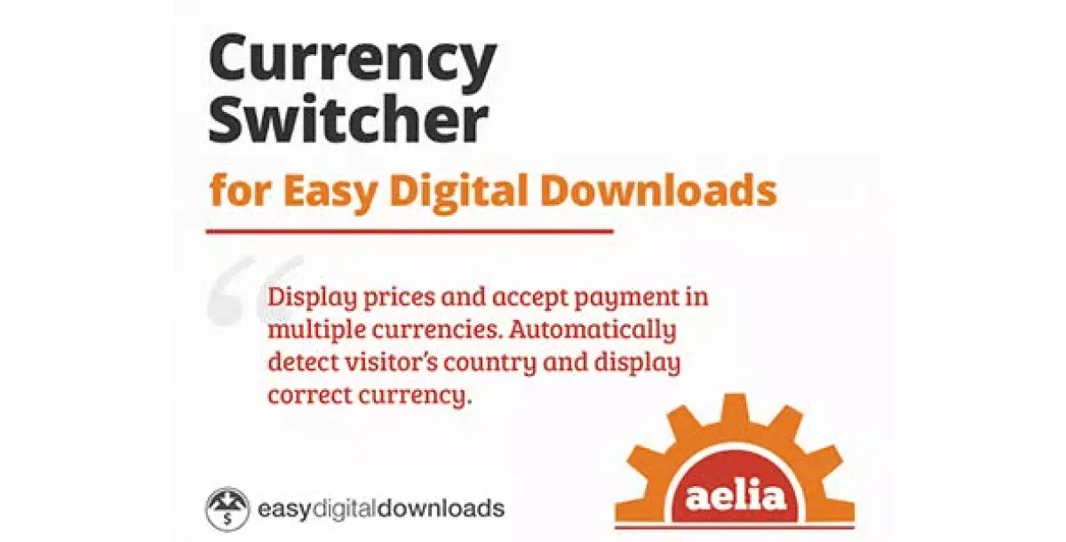 Aelia Currency Switcher for Easy Digital Downloads  1.5.0.190129